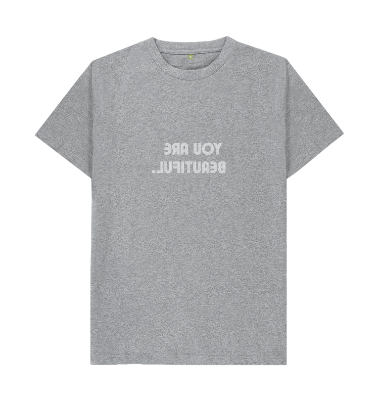 Athletic Grey You Are Beautiful - 2 lines