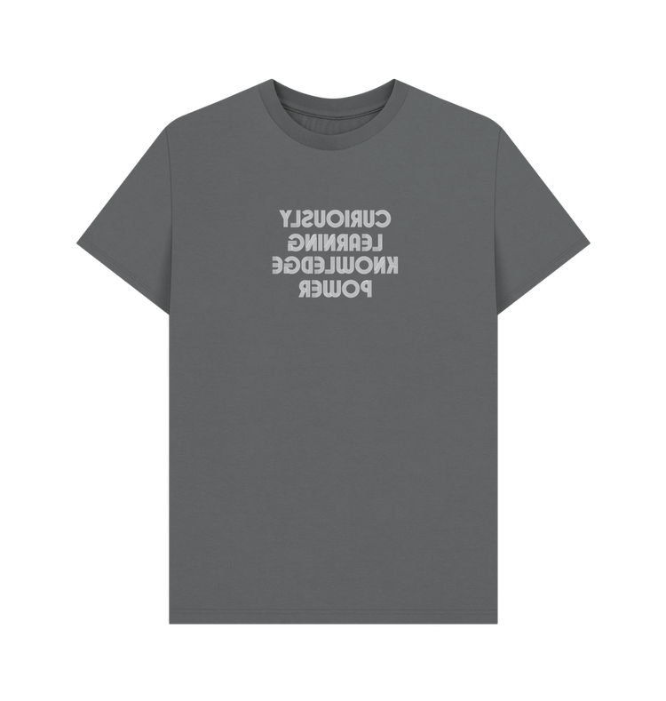 Slate Grey Curiously Learning