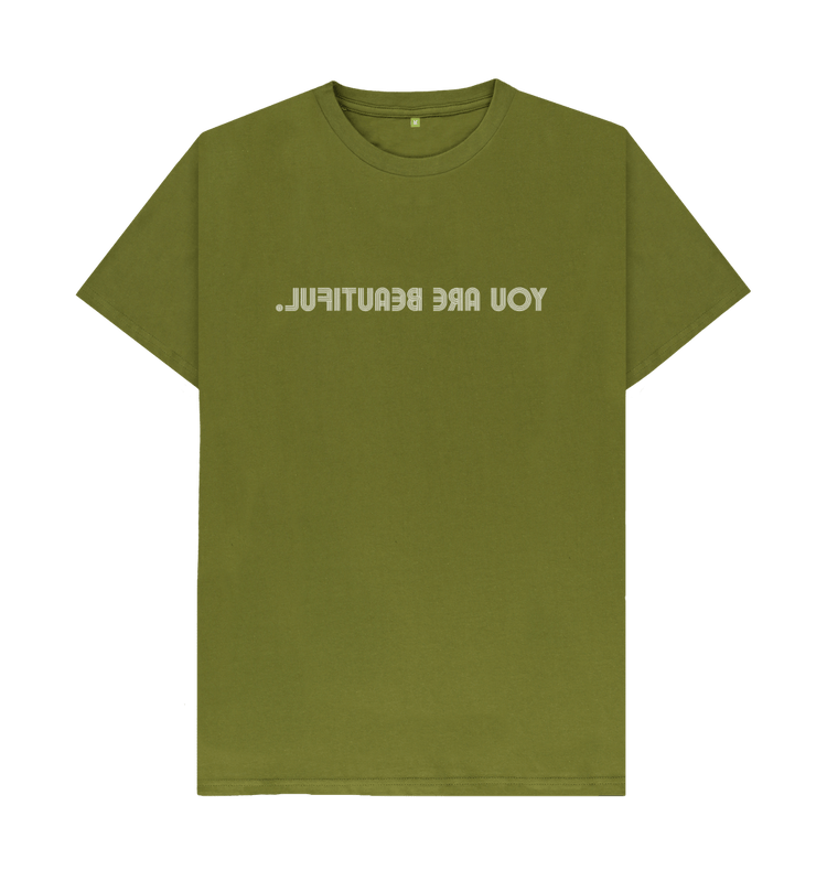 Moss Green You Are Beautiful - 1 line