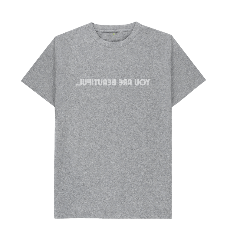 Athletic Grey You Are Beautiful - 1 line