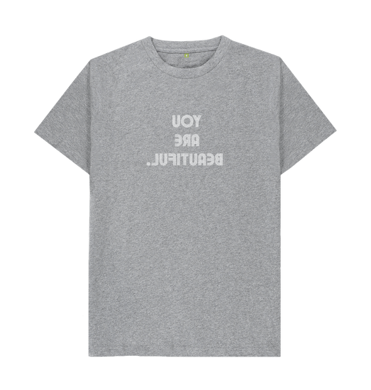 Athletic Grey You Are Beautiful - 3 lines