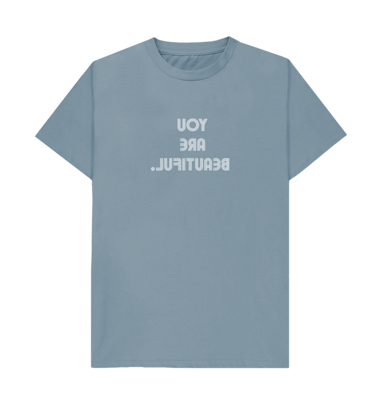 Stone Blue You Are Beautiful - 3 lines