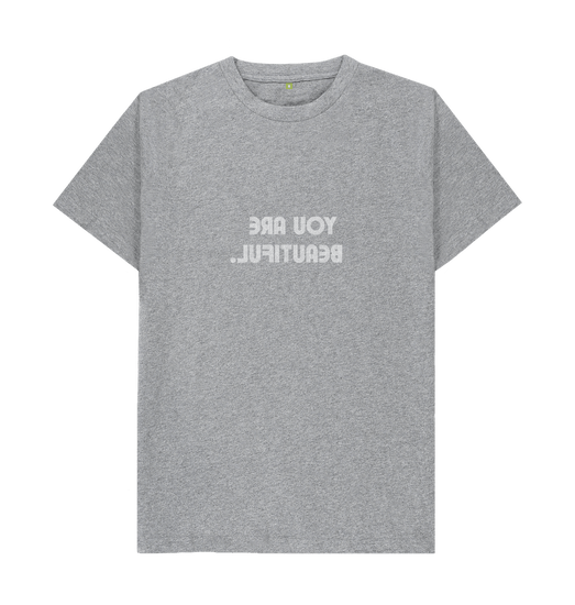 Athletic Grey You Are Beautiful - 2 lines