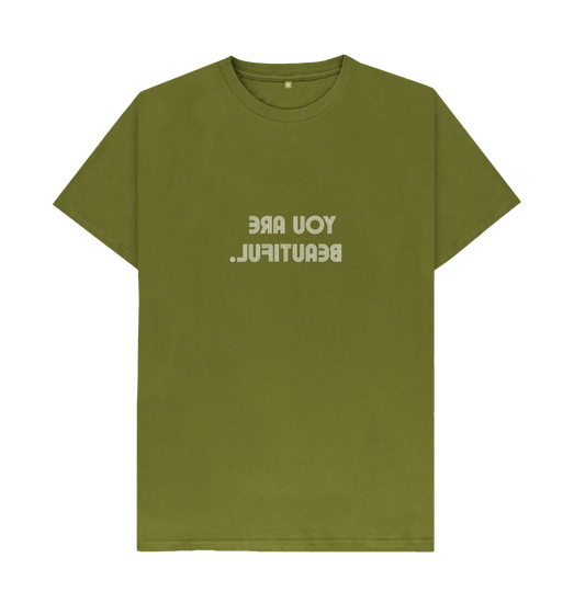 Moss Green You Are Beautiful - 2 lines