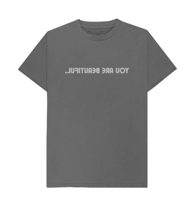Slate Grey You Are Beautiful - 1 line