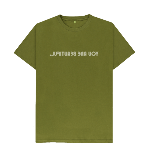 Moss Green You Are Beautiful - 1 line