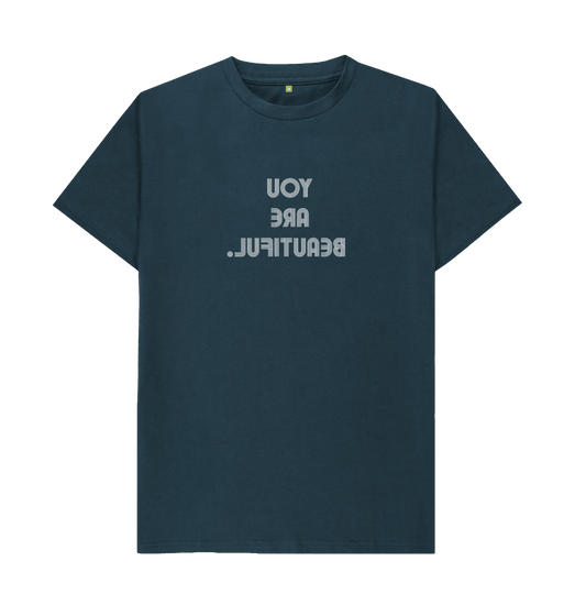 Denim Blue You Are Beautiful - 3 lines